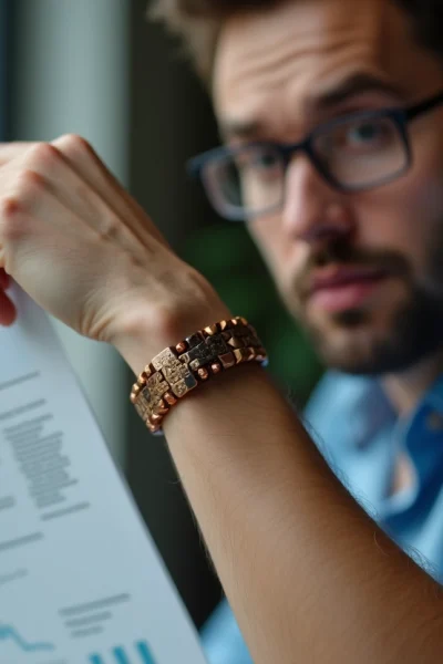 Bracelet en cuivre : péril potentiel pour la santé ?